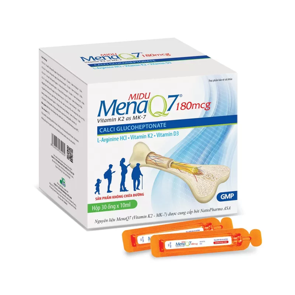Thực phẩm bảo vệ sức khỏe: Midu MenaQ7 180mcg