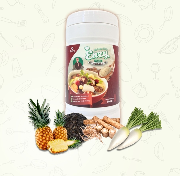 Hạt nêm chay 100% thành phần tự nhiên từ rau củ trái cây đặc biệt tốt cho sức khỏe hộp 500gr