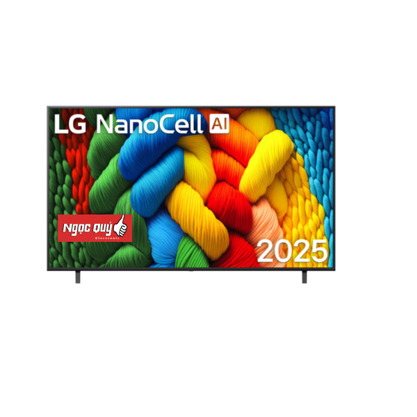 Smart Tivi NanoCell LG AI 4K 55 inch 55NANO80ASA Mẫu 2025
