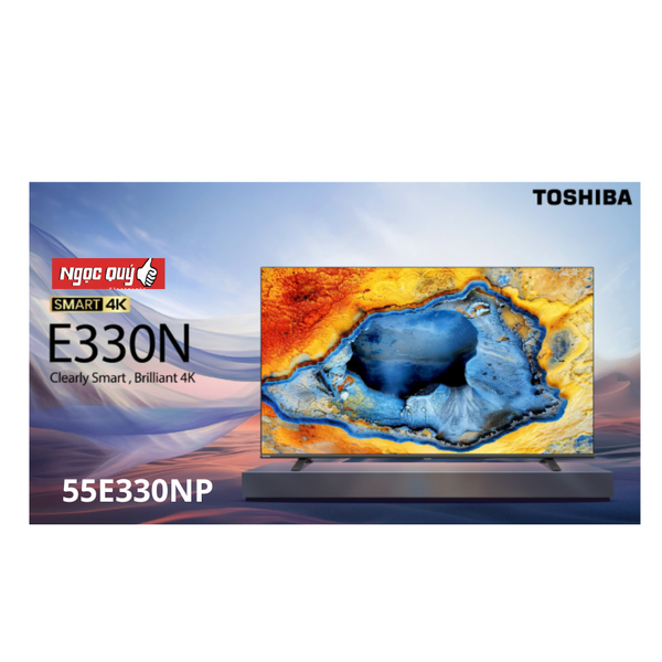 Smart Tivi Toshiba AI 4K 55 inch 55E330MP Mới 100% Rẻ Nhất