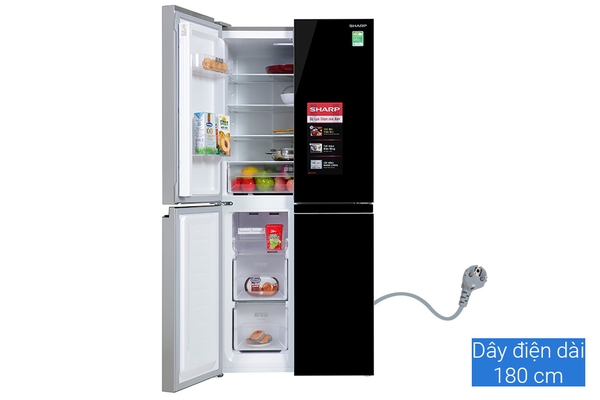 Tủ lạnh Sharp Inverter 362 lít Multi Door SJ-FX420VG-BK Rẻ nhất