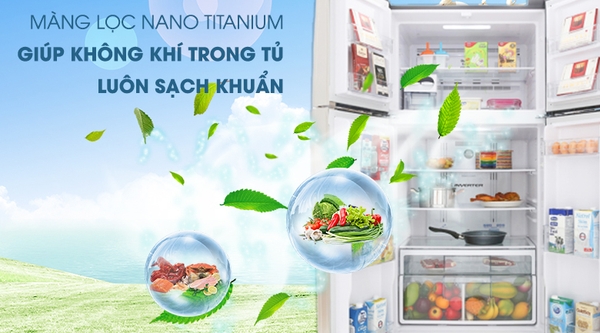 Tủ lạnh Hitachi Inverter 509 lít R-FW650PGV8 GBK Chính hãng mới 100%