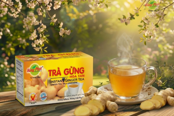 Trà Gừng Hòa Tan – Thói quen thưởng trà ấm áp trong nhịp sống hiện đại