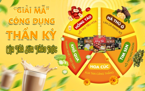 VÌ SAO NHIỀU NGƯỜI CHỌN TRÀ SỮA THẢO MỘC HÙNG PHÁT NHƯ MỘT THÓI QUEN NHẸ MỖI NGÀY?