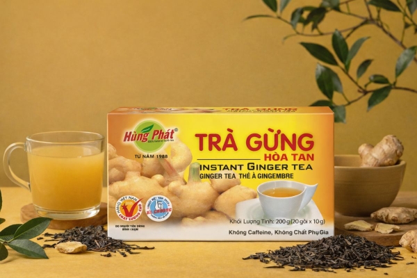 Không gian nào khiến việc uống Trà Gừng Hòa Tan trở nên trọn vẹn