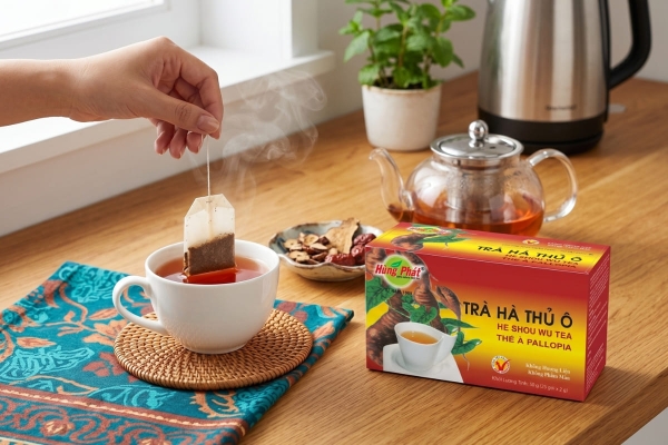 Cách Pha Trà Hà Thủ Ô Hùng Phát Nóng Và Lạnh Dễ Làm Tại Nhà