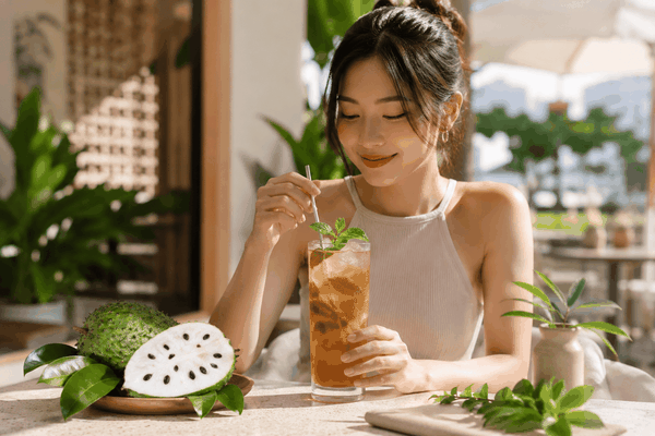 Trà Lá Mãng Cầu Pha Với Gì? Gợi Ý Vài Cách Biến Tấu Vị Nhẹ Nhàng Tại Nhà