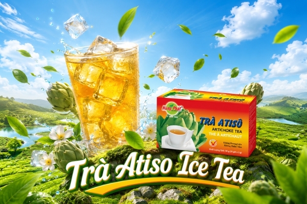 Công Thức Trà Atisô Pha Lạnh Cho Ngày Nắng Dễ Chịu Hơn