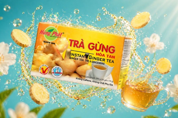 Cách pha Trà Gừng Hòa Tan đúng chuẩn để cảm nhận trọn vẹn