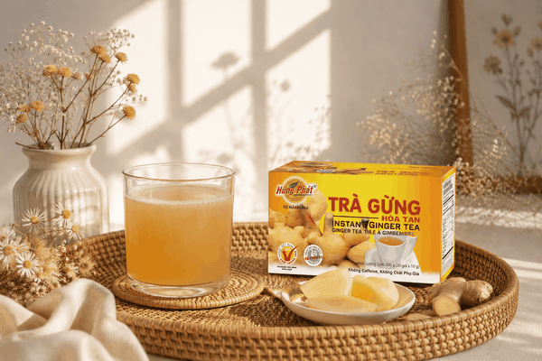 Cách Pha Trà Gừng Hòa Tan Đúng Vị Cho Ly Trà Ấm Dễ Uống