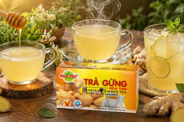 3 cách biến tấu Trà Gừng Hòa Tan cho những ngày cần đổi vị