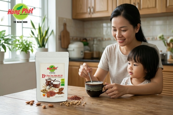 Chuẩn bị bữa nhẹ cho cả nhà trong vài phút với Bột Hòa Tan Hiệu Bồ Đề