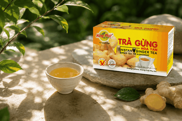 Trà Gừng Hòa Tan Và Gừng Tươi: Khi Nào Nên Chọn Cách Pha Nhanh?