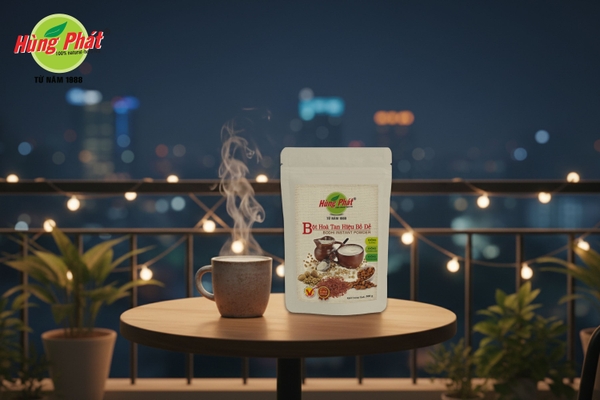 Buổi tối gia đình và một ly uống ấm từ Bột Hòa Tan Hiệu Bồ Đề