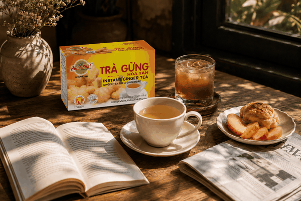 5 Thời Điểm Thưởng Thức Trà Gừng Hòa Tan Trong Ngày