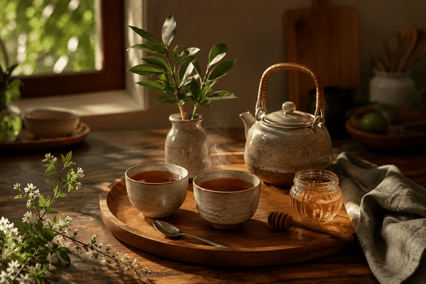Một Tách Trà Linh Chi Sau Ngày Dài: Gợi Ý Khoảnh Khắc Nghỉ Ngơi Nhẹ Nhàng Tại Nhà