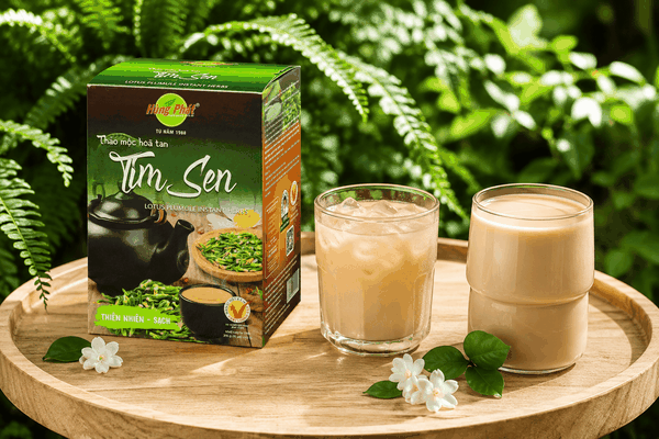 Cách Pha Thảo Mộc Hòa Tan Tim Sen Dễ Uống: Nóng, Lạnh Và Lưu Ý Về Khẩu Vị