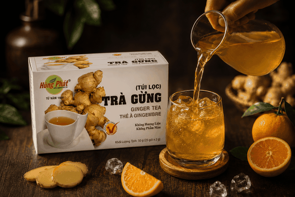 Một Tách Trà Gừng Túi Lọc Cho Ngày Se Lạnh Và Khoảnh Khắc Cần Nghỉ Nhẹ