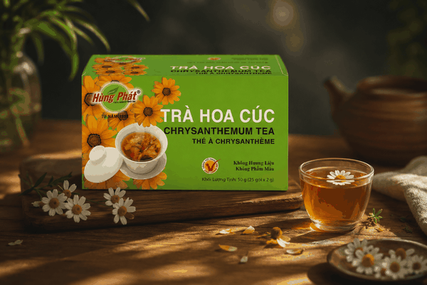 Trà Hoa Cúc Hùng Phát Có Gì Đặc Biệt? Hiểu Đúng Từ Hương Vị Đến Thành Phần