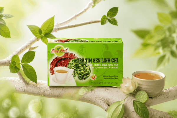 Trà Tim Sen Linh Chi Hùng Phát Là Gì? Hiểu Đúng Từ Thành Phần Đến Hương Vị