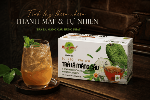 Một Tách Trà Lá Mãng Cầu Cho Khoảnh Khắc Nghỉ Nhẹ Cuối Ngày
