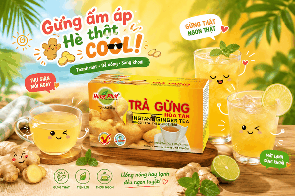 Trà Gừng Hòa Tan Phù Hợp Với Ai? Nhìn Từ Thói Quen Uống Nóng, Uống Nhanh Và Tiện Pha