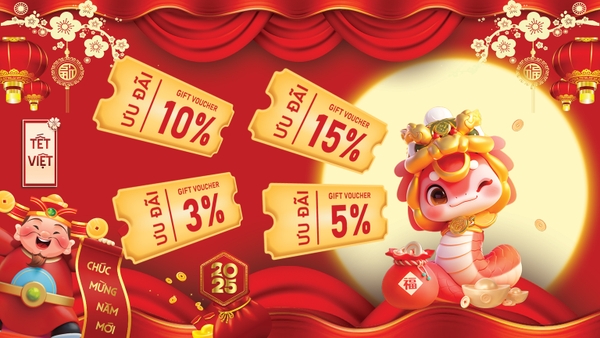 XUÂN ẤT TỴ 2025 – NHẬN NGAY VOUCHER ƯU ĐÃI NGẬP TRÀN!