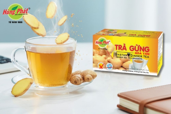Trà Gừng Trong Góc Làm Việc Tại Nhà