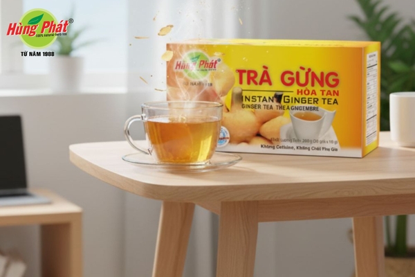 Cách Chuẩn Bị Trà Gừng Hòa Tan Trong Không Gian Nhỏ