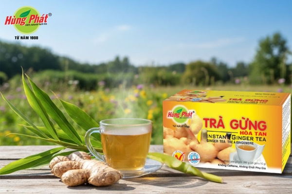 Trà Gừng Hòa Tan – Khi Một Ly Trà Gặp Một Không Gian Yên Tĩnh