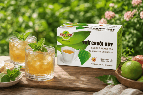 Cách Pha Trà Chuối Hột Hùng Phát Đúng Vị, Dễ Uống Mỗi Ngày
