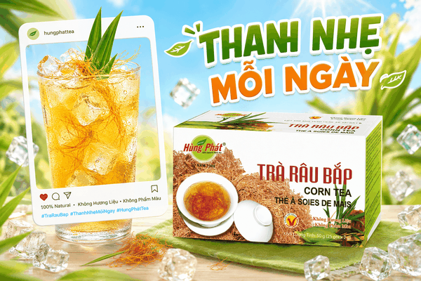 Mua Trà Râu Bắp Hùng Phát Chính Hãng Ở Đâu? Gợi Ý Chọn Đúng Nguồn Đáng Tin Cậy
