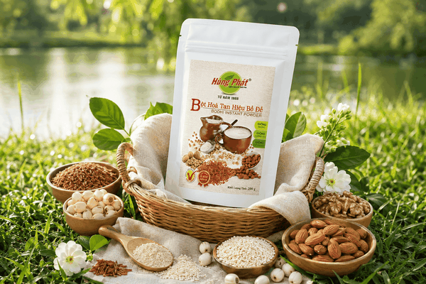 Bột Hòa Tan Hiệu Bồ Đề Hùng Phát – Bữa Phụ Thực Dưỡng Tiện Lợi Cho Nhịp Sống Lành Mạnh
