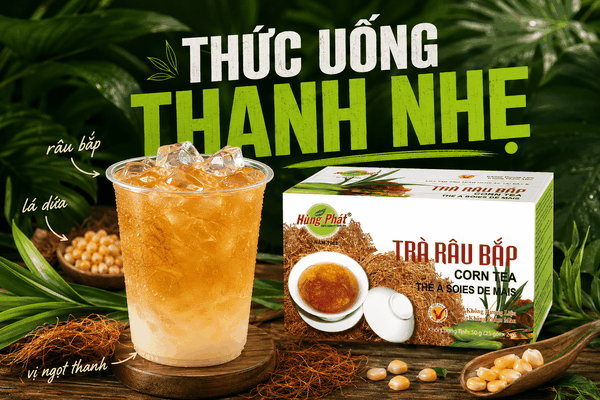Từ Gian Bếp Việt Đến Ly Trà Hằng Ngày: Câu Chuyện Của Trà Râu Bắp Hùng Phát