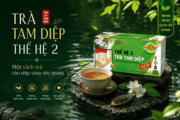 Trà Tam Diệp Thế Hệ 2 Là Gì? Hiểu Đúng Về Phiên Bản Cải Tiến Của Trà Tam Diệp