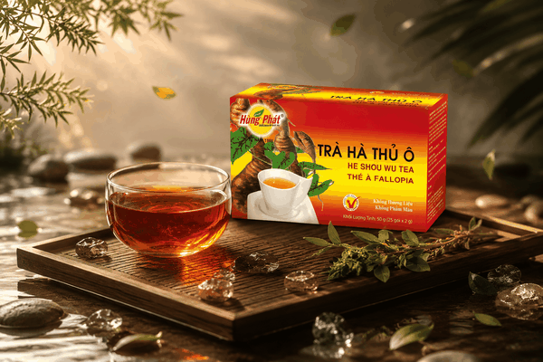 Trà Hà Thủ Ô Hùng Phát – Thức Trà Thảo Mộc Thanh Dịu Cho Thói Quen Hằng Ngày