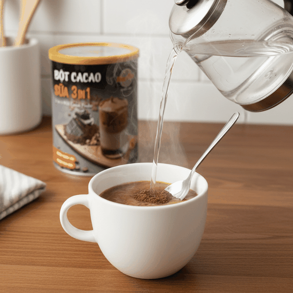 4 Cách Pha Bột Cacao Sữa 3in1 Hùng Phát Tại Nhà Đơn Giản, Dễ Áp Dụng