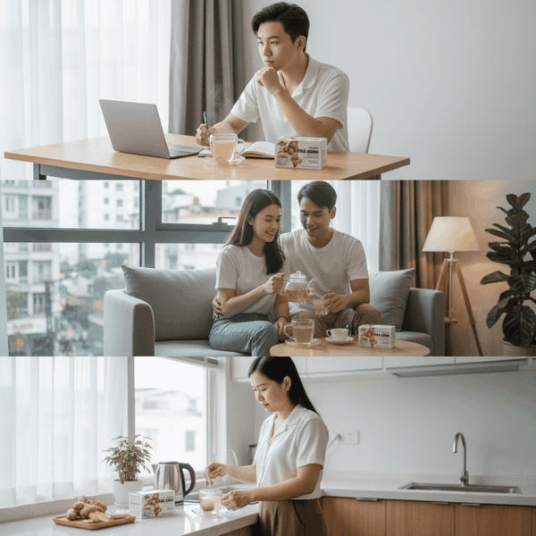 Uống Trà Gừng Thế Nào Để Dễ Uống Với Người Ít Dùng Trà
