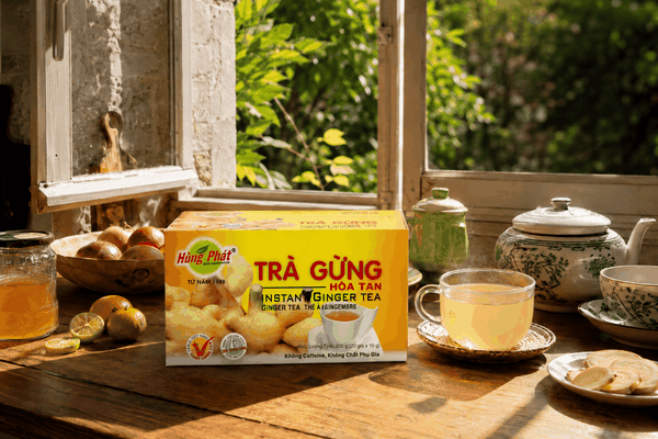 Cách Pha Trà Gừng Hòa Tan Vừa Vị: Nóng Ấm, Dễ Uống