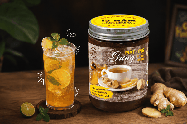 Muốn Một Ly Nước Ấm Có Vị Dễ Chịu? Gợi Ý Từ Gừng Mật Ong Hùng Phát