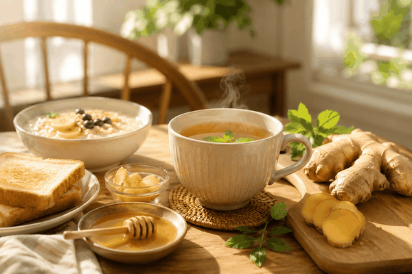 Uống Trà Gừng Buổi Sáng Có Phù Hợp Không? Cách Tạo Một Thói Quen Nhẹ Nhàng Đầu Ngày
