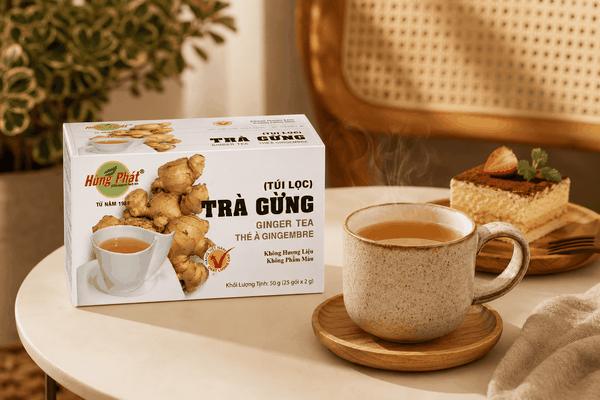 Trà Gừng Túi Lọc Hùng Phát Có Phù Hợp Làm Quà Tặng Không?