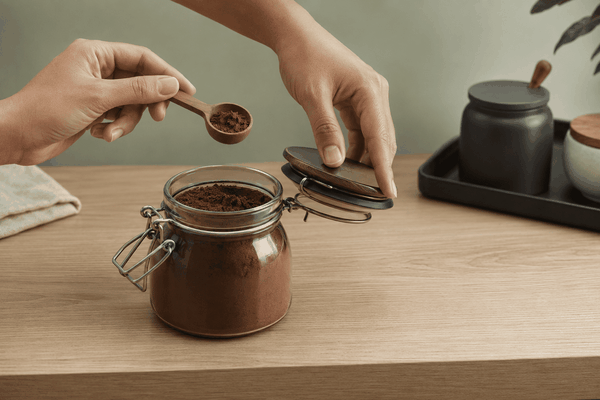 Cách bảo quản bột cacao sau khi mở hộp để hạn chế ẩm, vón cục và mất hương