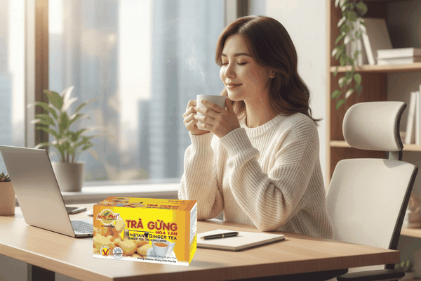 VĂN HÓA “MỘT TÁCH ẤM NÓNG” CỦA NGƯỜI VIỆT & VÌ SAO TRÀ GỪNG LUÔN CÓ MẶT Ở ĐÓ