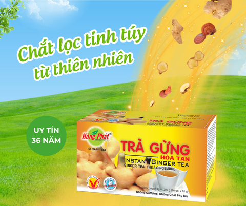 Trà Gừng Thảo Mộc Hùng Phát – Lựa Chọn Hoàn Hảo Cho Sức Khỏe Mỗi Ngày