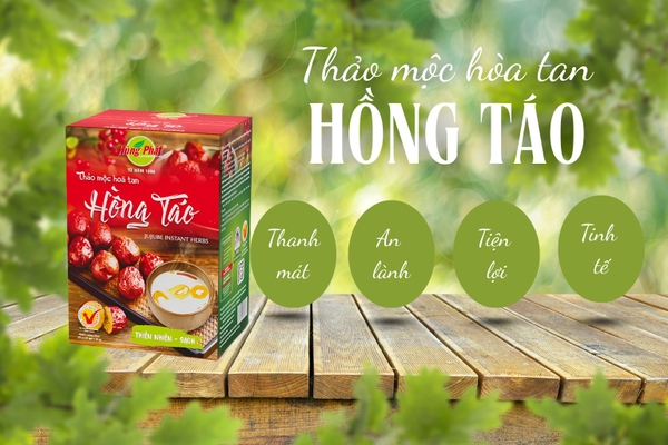 Uống Thảo Mộc Hòa Tan Hồng Táo Theo Cách Riêng Của Bạn