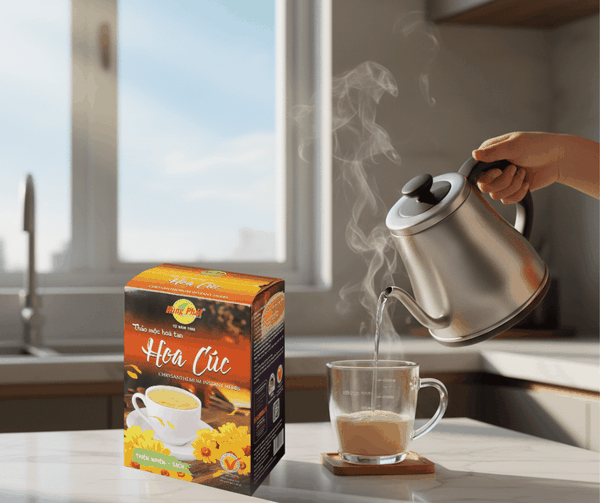 Cách Pha Thảo Mộc Hòa Tan Hoa Cúc Đúng Chuẩn Để Giữ Trọn Vị