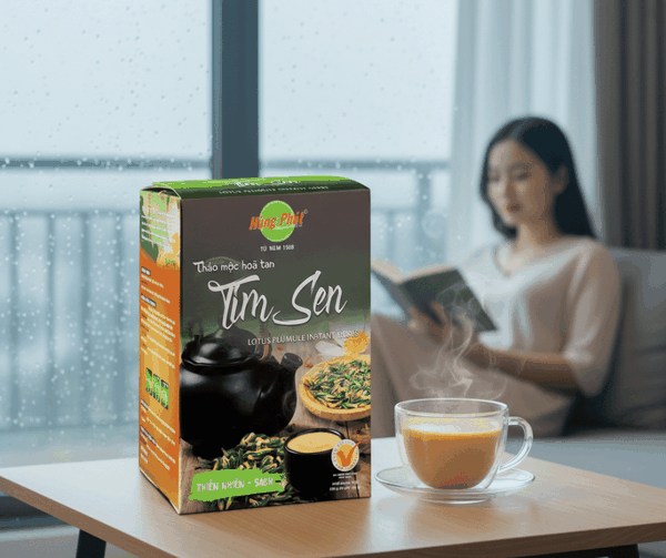 Vì Sao Thảo Mộc Hòa Tan Tim Sen Tạo Cảm Giác Thanh Thoát Khi Uống?