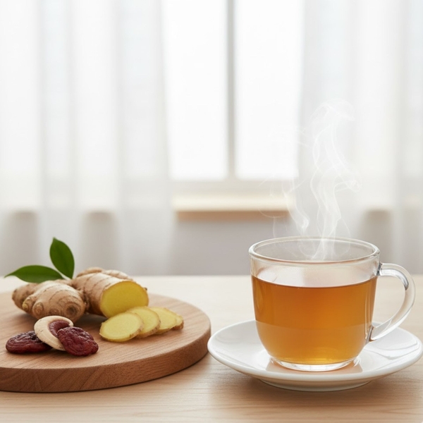 Khi Vị Gừng Gặp Hương Vị Linh Chi – Sự Kết Hợp Tinh Tế Của Thiên Nhiên