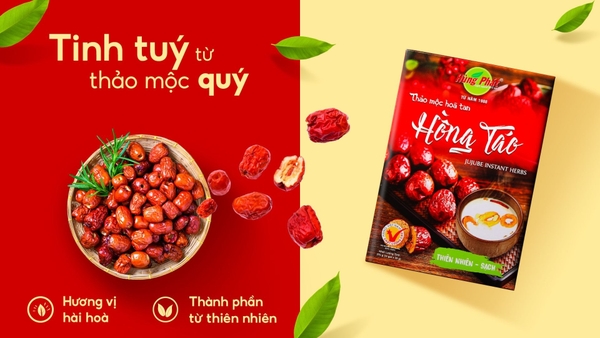 Thảo Mộc Hòa Tan Hồng Táo – Thức Uống Dịu Nhẹ Cho Ngày Thêm Tươi Tỉnh